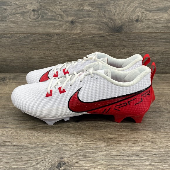 Nike Vapor Edge Speed 360 2 TB Football Cleats Mens Size 16 White Red FQ4045-102 main image 12